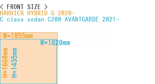 #HARRIER HYBRID G 2020- + C class sedan C200 AVANTGARDE 2021-
